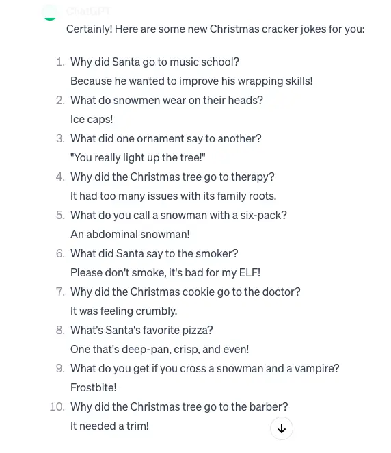 AI-Christmas-Jokes