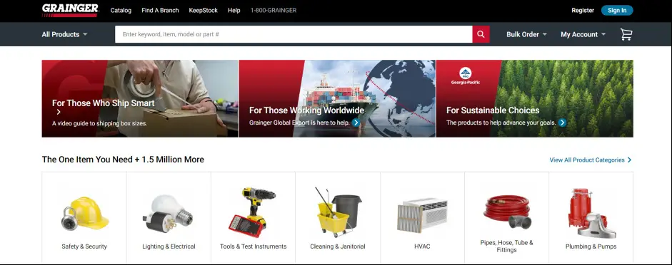 Grainger eCommerce platform