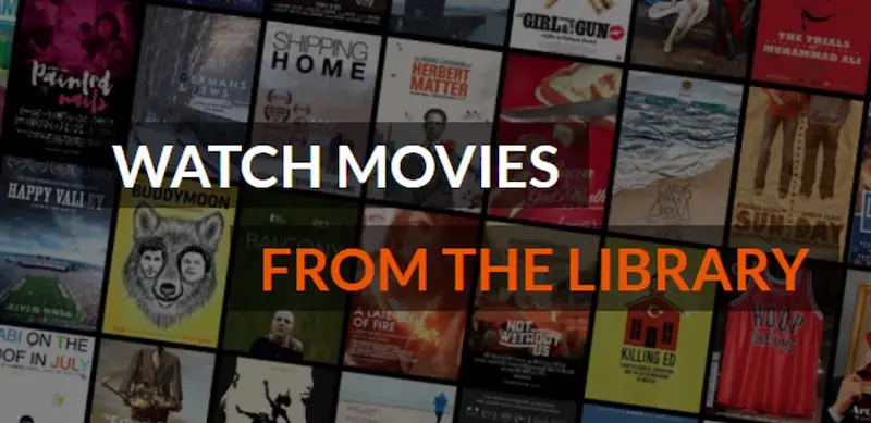 Kanopy - watch movies from the library