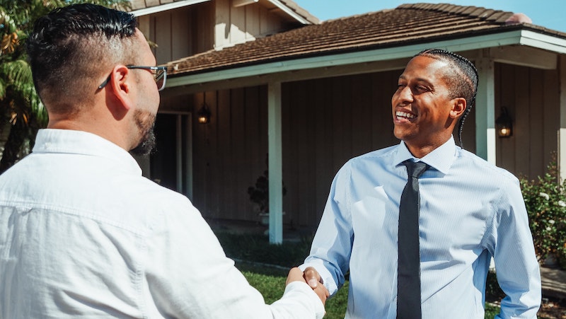 Men Real Estate Shaking Hands