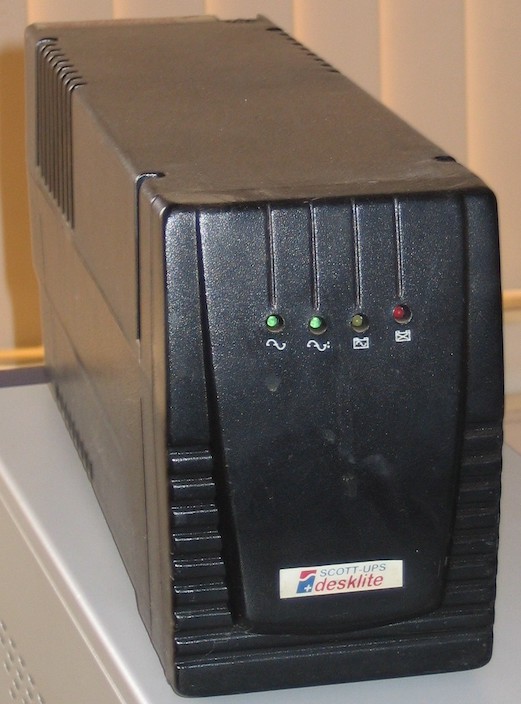 UPS Backup System Front View