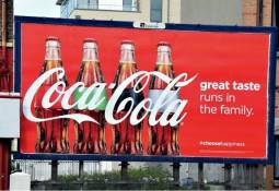 Coca-Cola ad poster