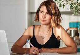 woman-copywriter-working-looking-ahead-thinking