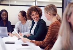 Female Employees Happy Image for Things Strong Leaders Do That Make Employees Satisfied