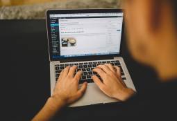 person-laptop-blogging