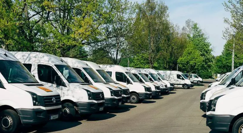 fleet-of-van--parked