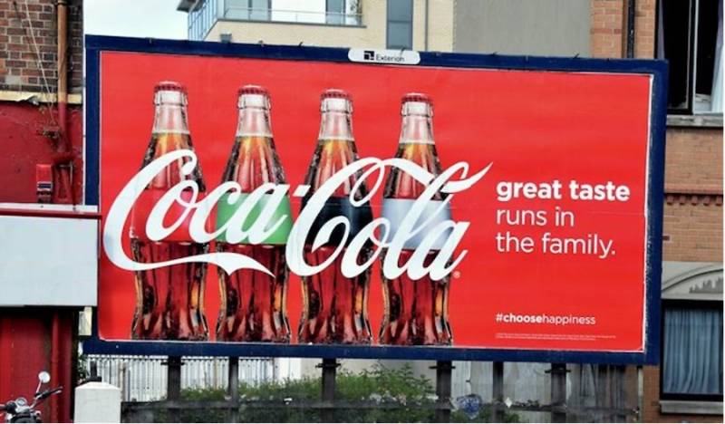 Coca-Cola ad poster