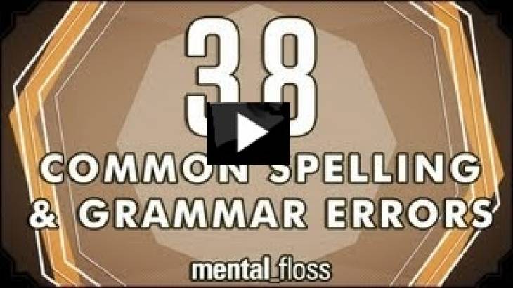 Image for 38 Common Spelling and Grammar Errors to Avoid