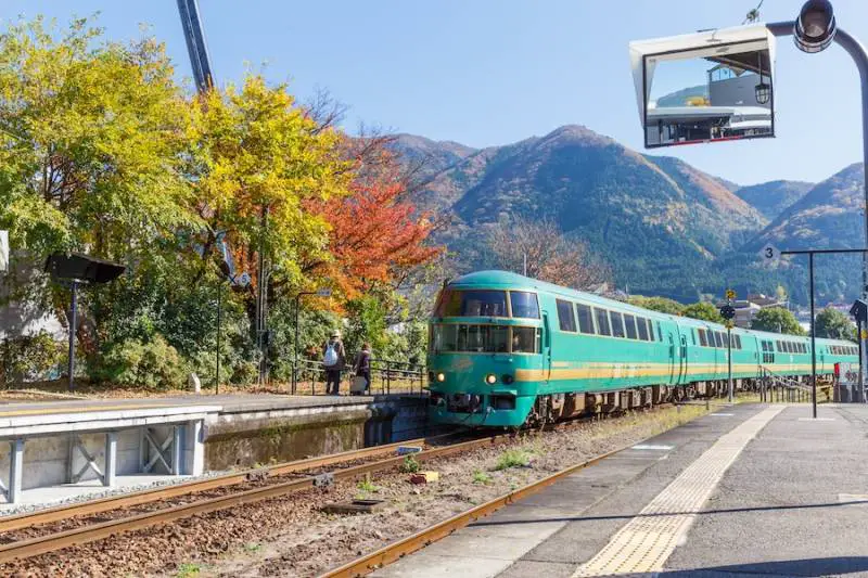 Japan-scenic-train-journey-Limited-Express-Yufuin-no-Mori