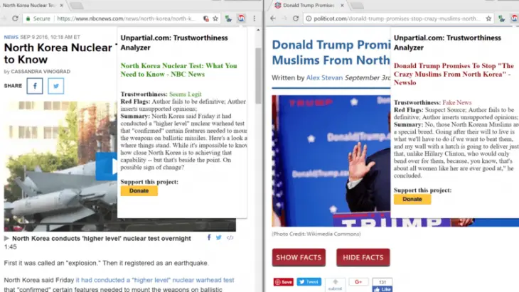 Image for New AI-Powered Chrome Extension Helps Determine “Trustworthiness” of Articles 