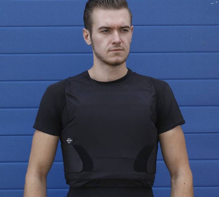 man-wearing-body-armor