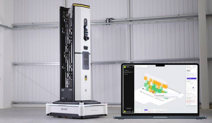 Image for New Logistics Solution with Industry-First 12m Tall Robot Can Scan Warehouses of Any Dimension