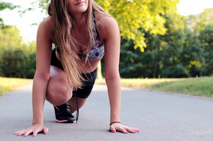 Woman Exercising for Daily Tips to Get Back into Shape