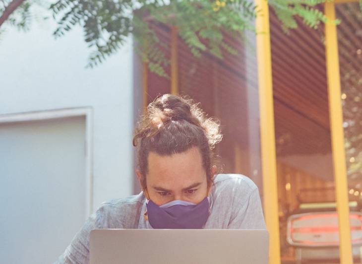 More than Half of British Workers Prefer 'New Normal' Working Environments man-laptop-remote-worker-prefer-new-normal-working-environments