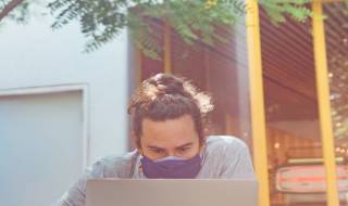 man-laptop-remote-worker-prefer-new-normal-working-environments