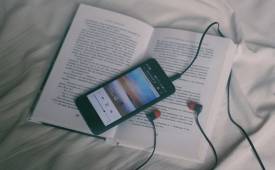 mobile-phone-earphones-audio-book