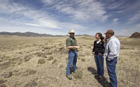 landowner-meeting-biologist-mineral-rights-ownership-benefits