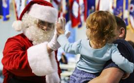 santa_claus_high_five_child_season_christmas_children_kids_red