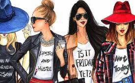 stylish-women-fashion-art-cartoon-illustrations