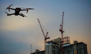 drone-flys-on-site-benefits-in-construction Industry