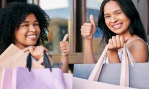 young-women-shopping-thumbs-up-customers-happy