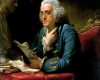 benjamin-franklin-working-at-his-desk-productivity-routine