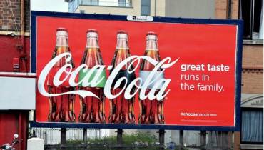 Coca-Cola ad poster