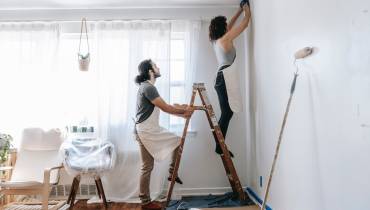 Couple Doing House Renovations Home Makeover