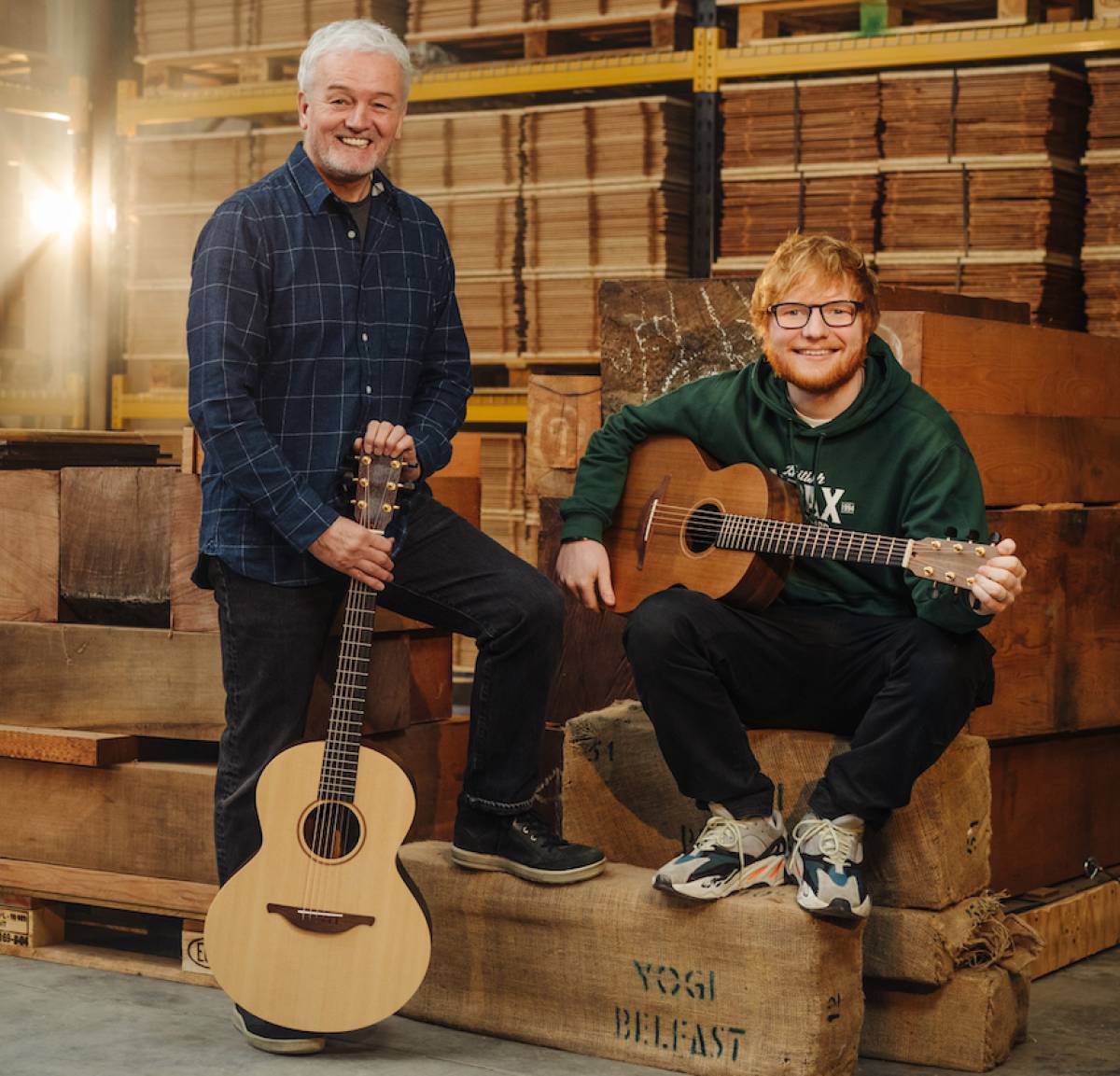 Ed Sheeran and  Lowden Guitars 