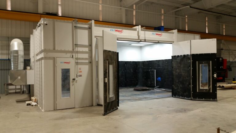 blast-booth-with-bifold-door-open