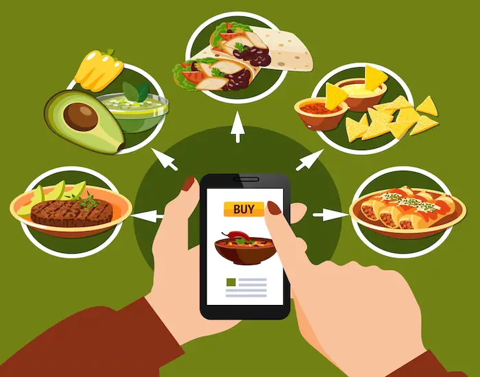 ordering-mexican-food-illustration