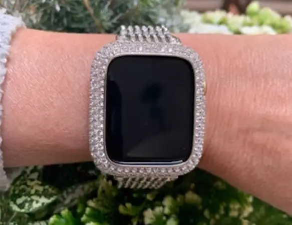 woman-blinged-out-apple-watch-band